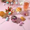 Schaumstoffballförmige Cupcake-Topper und Spieße für Geburtstag, Hochzeit, Jahrestag, Weihnachten, Valentinstag Party-Dekorationszubehör