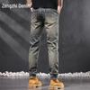 Zengzhi Men's Retro Loose Straight-Leg Jeans