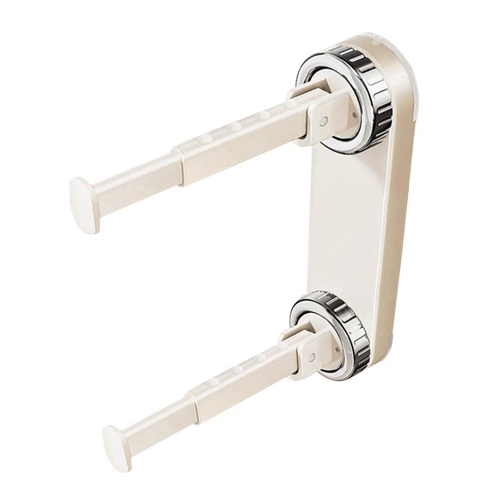 No Drill Clothes Hanger Retractable Hanger Organizer Reusable Hook  for Balcony&Laundry