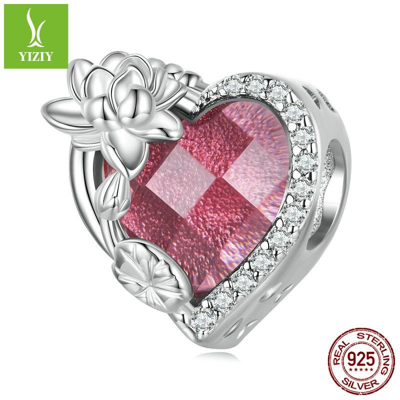 December Birthstone Bracelet Beads, Month Flower Language S925 Silver Love Bead Accessories