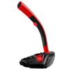 Microphone à Pied USB KLIM Voice pour Ordinateur - Micro de Bureau Professionnel - Microphone de Gamer PC PS4 - Rouge et Noir