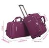 Large Capacity Foldable Oxford Cloth Luggage Bag: Portable 20/24" Travel Trolley Bag