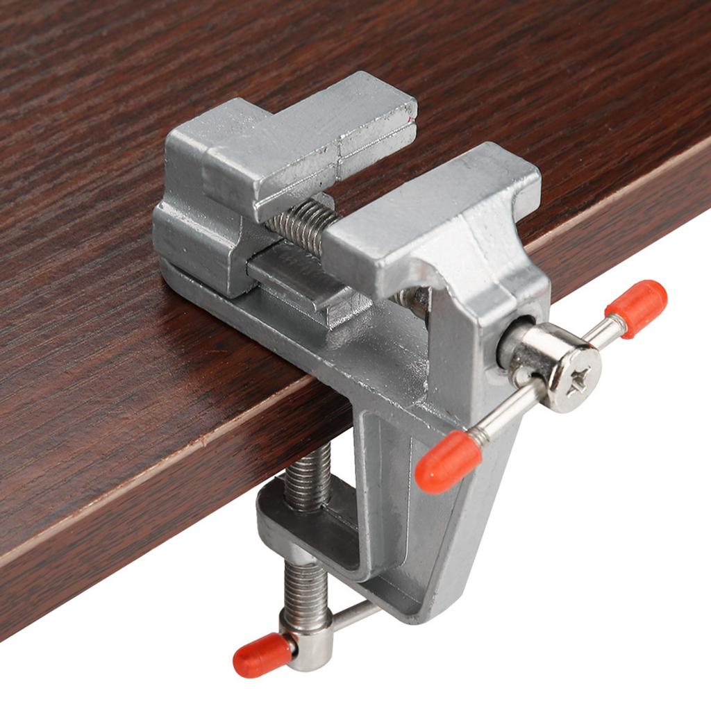Flat Pliers Vise Table Bench Vise Tool Made of Aluminum Alloy Space Saving 360 Degree Rotation Lightweight and Practical 100% Brand New and High