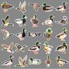 50 Pieces of Mallard Doodle Stickers Personalized Cartoon Cute Animal Decoration Mobile Suitcase Water Cup Stickers