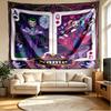Custom Name Personalized Harley Quinn Print Tapestry, Wall Art Decor, Bedroom, Dorm, Apartment, LivingRoom, Party Backdrop, Gift for Birthday