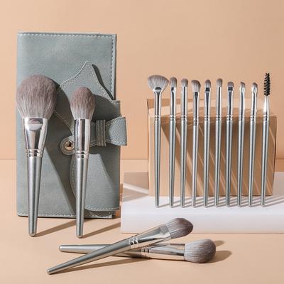 14Pcs Makeup Brushes Soft Set Face Eyes Make Up Brush Eyeshadow Brush Eyebrow Highlight Lips Brush Multifunctional Beginner