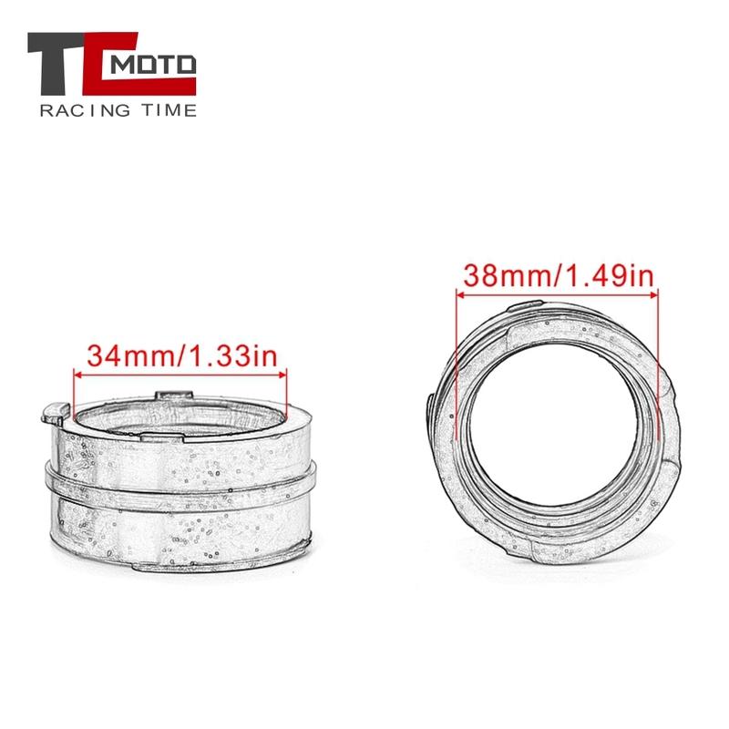 

TCMOTO Motorcycle Carburetor Interface Adapter for Honda VT250 FD VTZ250 VTR250 MC33 Magna 250 FL 16211-KV0-000 16211-KCR-940