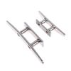 316 Stainless Steel Combo Mooring Cleat 1Pc 4 5 6 Inch 2 Hole Polished for Marine Boat Deck Use