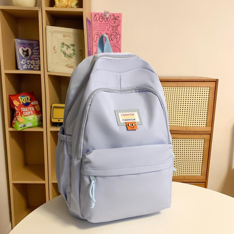 Schoolbag backpack, college student Korean style INS style, large capacity backpack for middle and high school, versatile for girls' casual travel