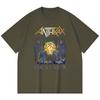 230 Gsm 100% Βαμβακερό T-Shirt Heavy Metal Μπάντα Ροκ Δημοφιλής Μουσική Εκτύπωση Unisex Βαμβακερό T-Shirt