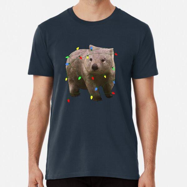 

Christmas Wombat Premium T-Shirt S to 5XL Made in the AU/USA T-Shirt S
