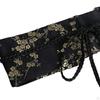Chinesischer Damen-Satin-Taillengürtel Kimono-Gürtel Stickerei Breiter Blumenmuster-Taillenband für Damen