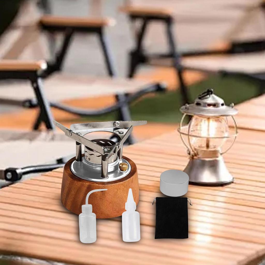 Alcohol Furnace Backpacker Cooking Burner Capacity 220 ml Camp for Kitchenware