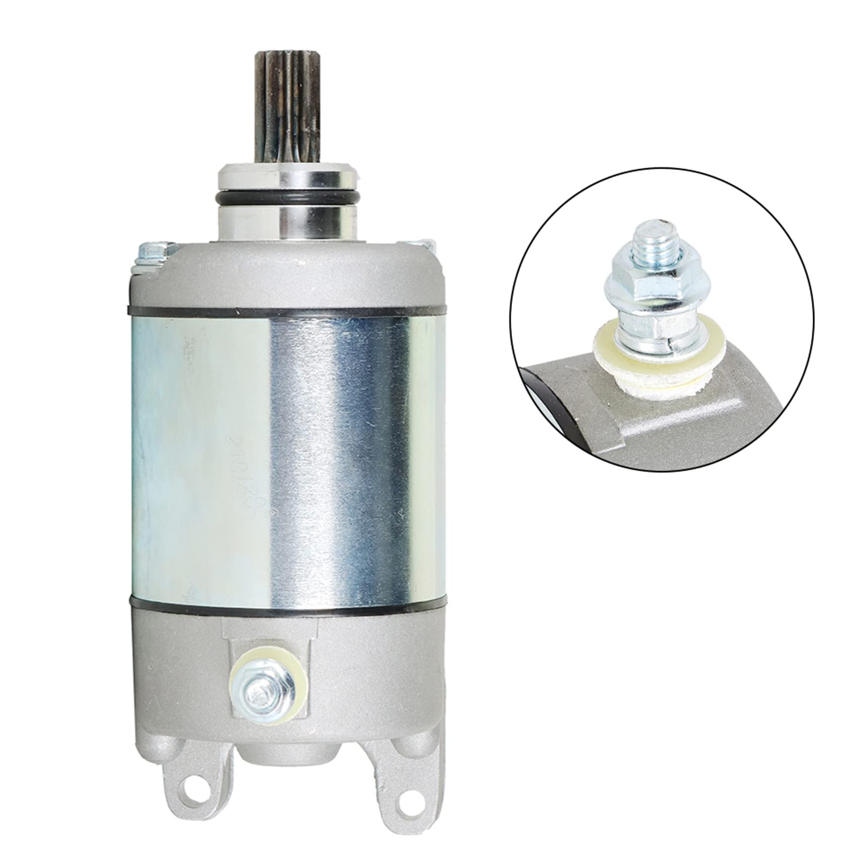 3088069 Starter Motor for 2003-2007 Polaris 500 Predator Outlaw IRS 500CC Replacement ME3307-NA RS41242 71-26-18647 1 PC Starter