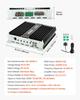 Monoblock Car Amplifier, 1200W RMS MAX, 1/2/4 Ohm Stable, 1-Channel Class D Car Audio Amplifier with Remote Subwoofer Level Control, Low Pass Filter,