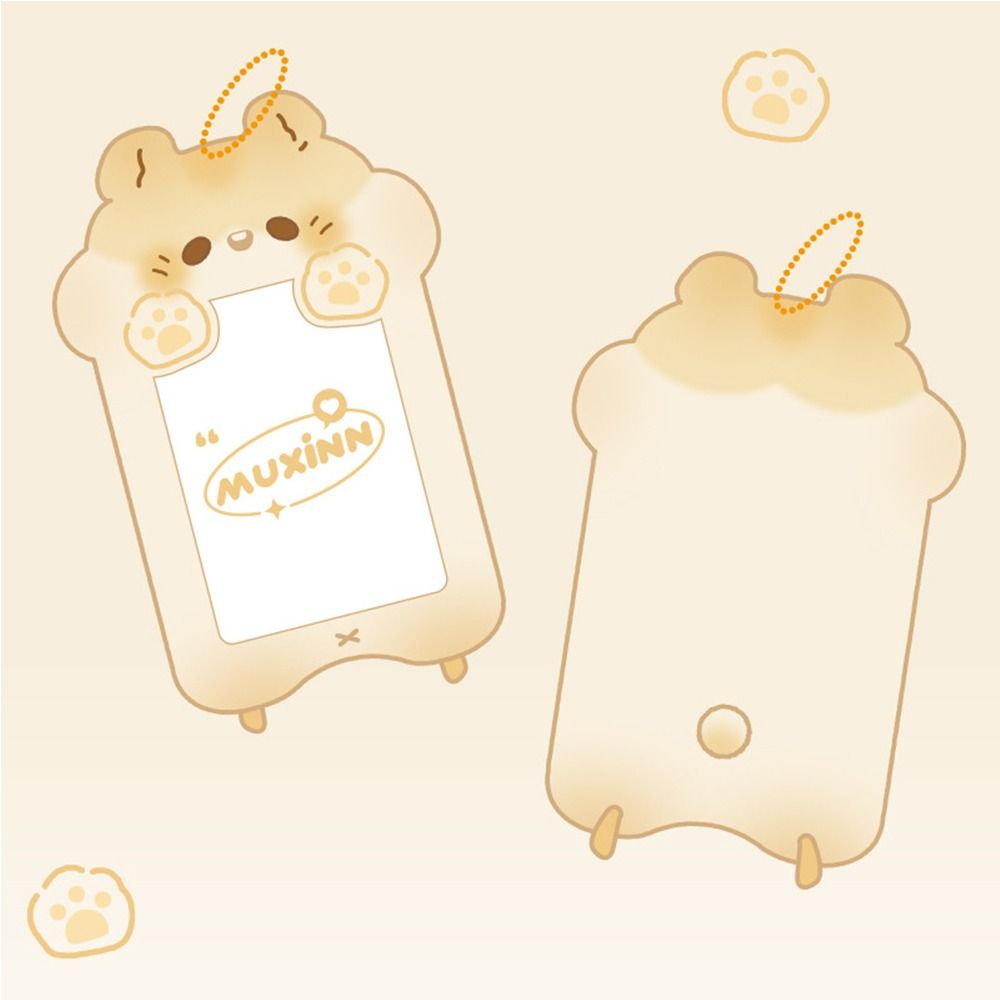 Cartoon Korean Style Card Sleeve Hamster Bus Card Holder Korean Idol Photocard Holder  Outdoor