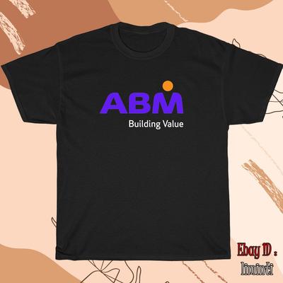 ABM Building Industries Logo Black/Grey/Whi<wbr/>te/Navy T-Shirt Shipped from USA Unisex T-Shirt