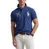 Polo Ralph Lauren Logo Embroidered Cotton Pique Short Sleeve Polo Shirt Men Tops Royal-Blue 710978082-003