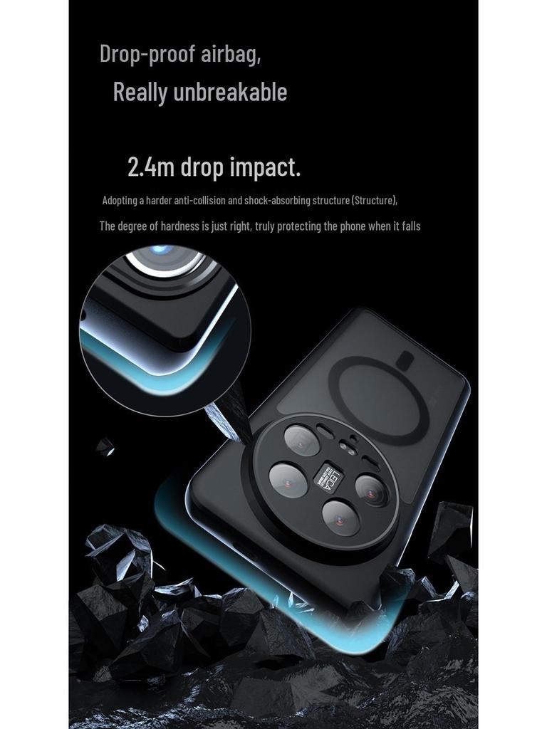 Xiaomi Poco F7U Skin-Feel Matt Magnetisch Qi Armor TPU Hülle für PocoX7Pro