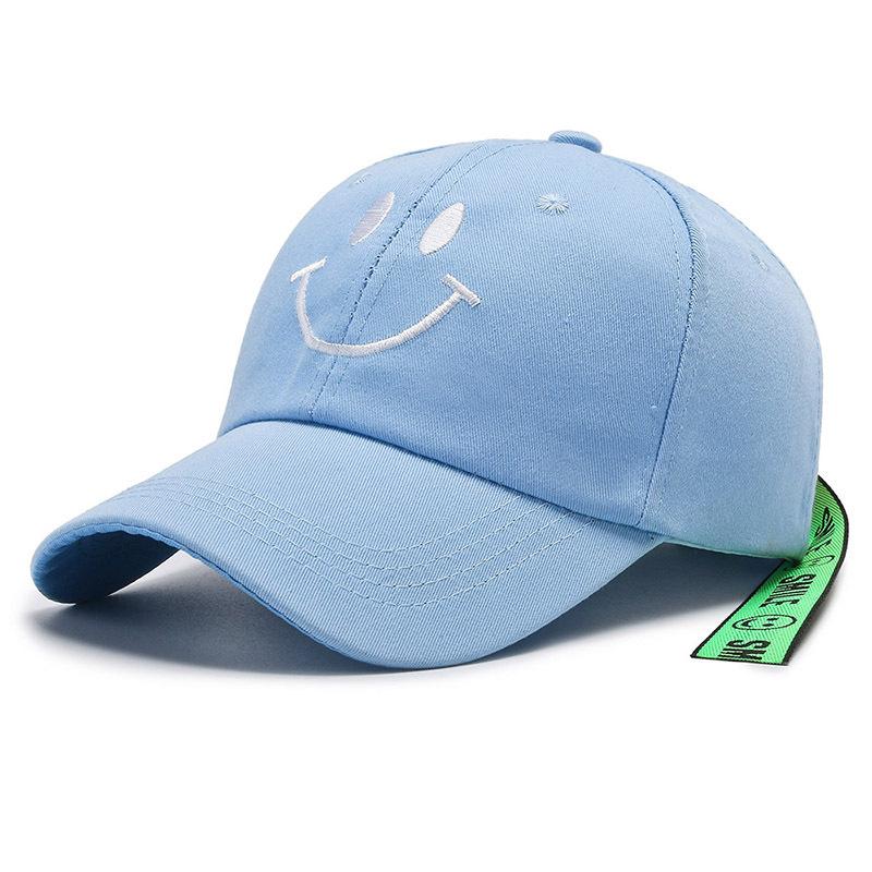 Hat Spring and Autumn New Embroidery Ribbon Baseball Cap Personalized Peaked Hat Outdoor Sun Hat Travel Hat Couple Hat