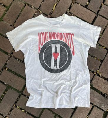 Love And Rockets Zespół Prezent Dla Fana Biały S-2345XL Koszulka Unisex Koszulka