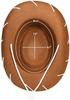 1 Pc Brown Felt Cowboy Hats for Kids Western Themed Childrens Cosplay Costume Accessory Prop for Party Favor Supplies