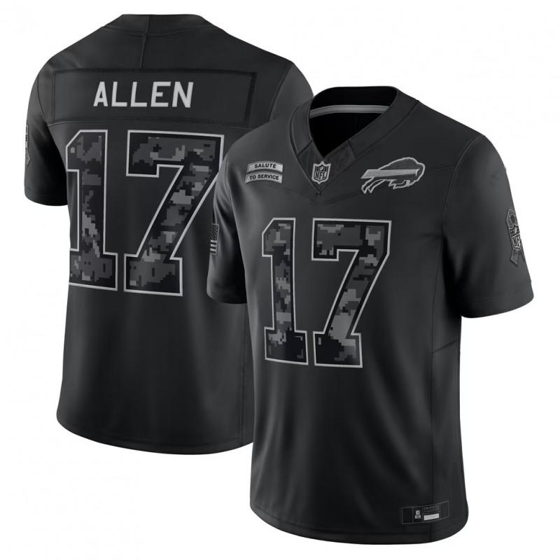 2026 NFL Tribute Black Full Embroidered T-Shirt Casual Sports Top