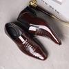 Móda 2025Nové pánské společenské boty Módní špičaté kožené boty Klasické business casual kožené boty pro muže Mokasíny Zapatos Hombre
