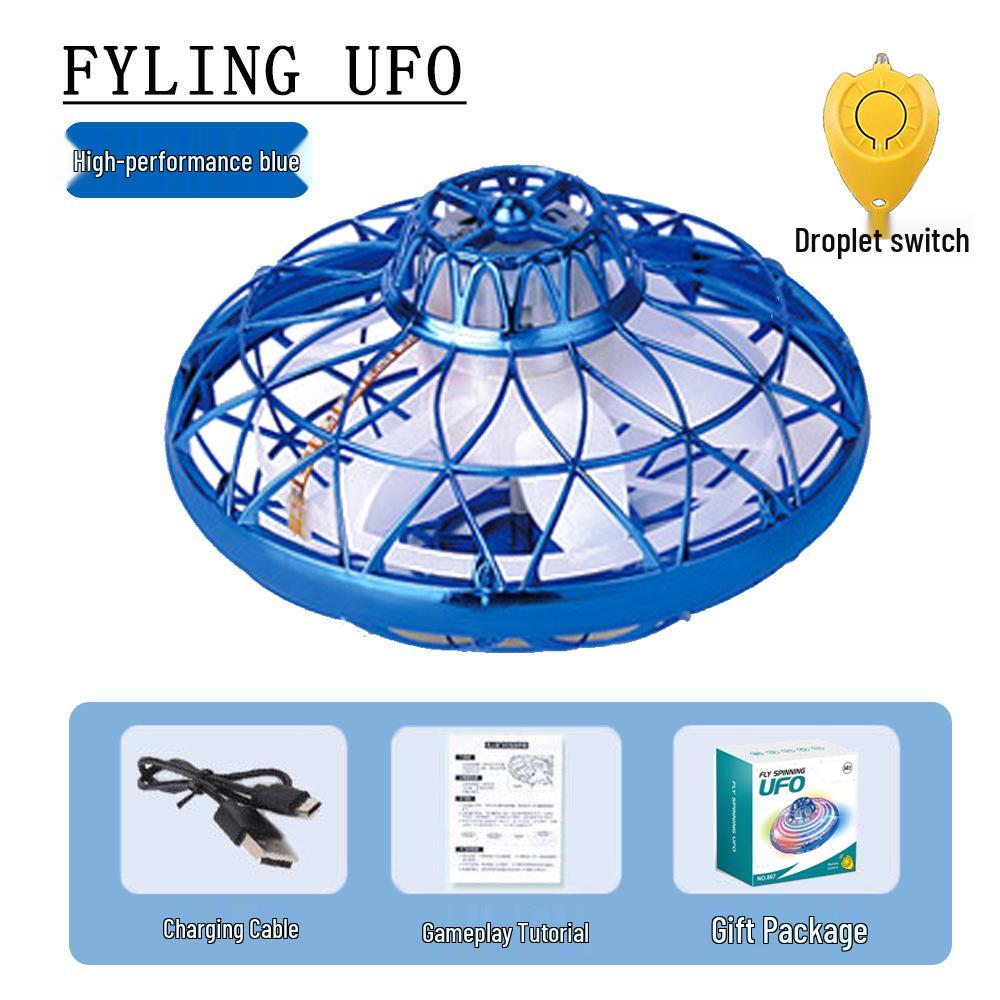 UFO Gesture Sensing Hovering Aircraft: Long Battery Life Remote Control Flying Saucer Toy for Kids