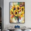 Van Gogh Sunflower Wall Art Poster Monet Abstract Vintage Mural Modern Home Decor Canvas Pictures Prints Living Room Decorate