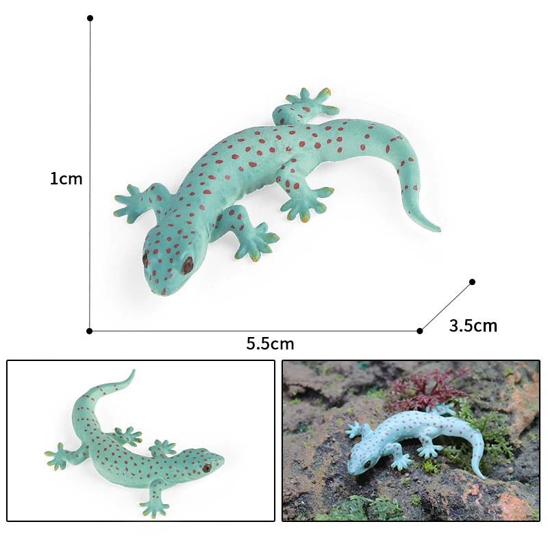 Kids Realistic Animal Model Gecko Wall Lizard Educational Toy For Science Learning