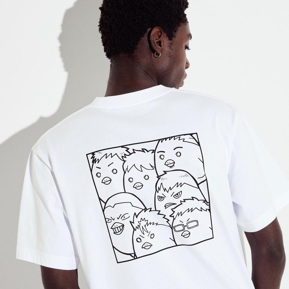 

UNIQLO JAPAN Haikyu UT стандартный крой с короткими рукавами