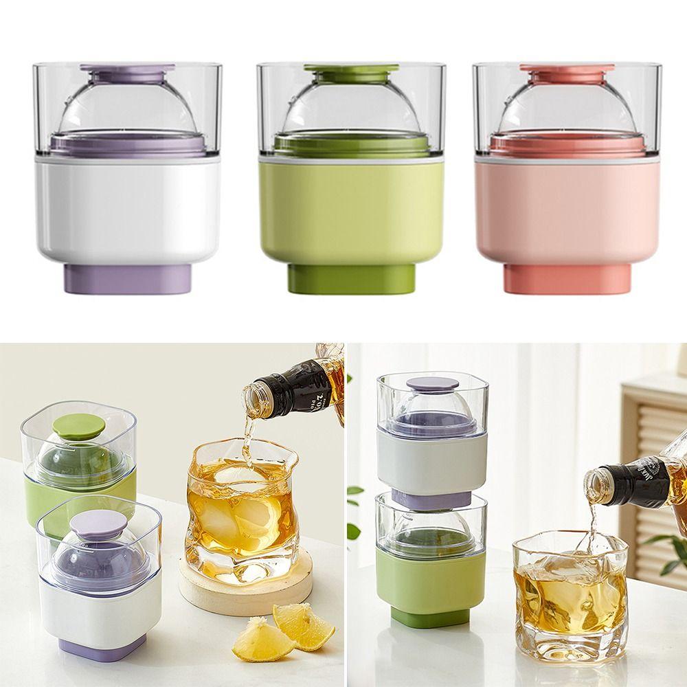 

Quick-freezing Round Ice Cube Molds Sealed Ice Maker Gifts Silicone Ice Jelly Mold зелений