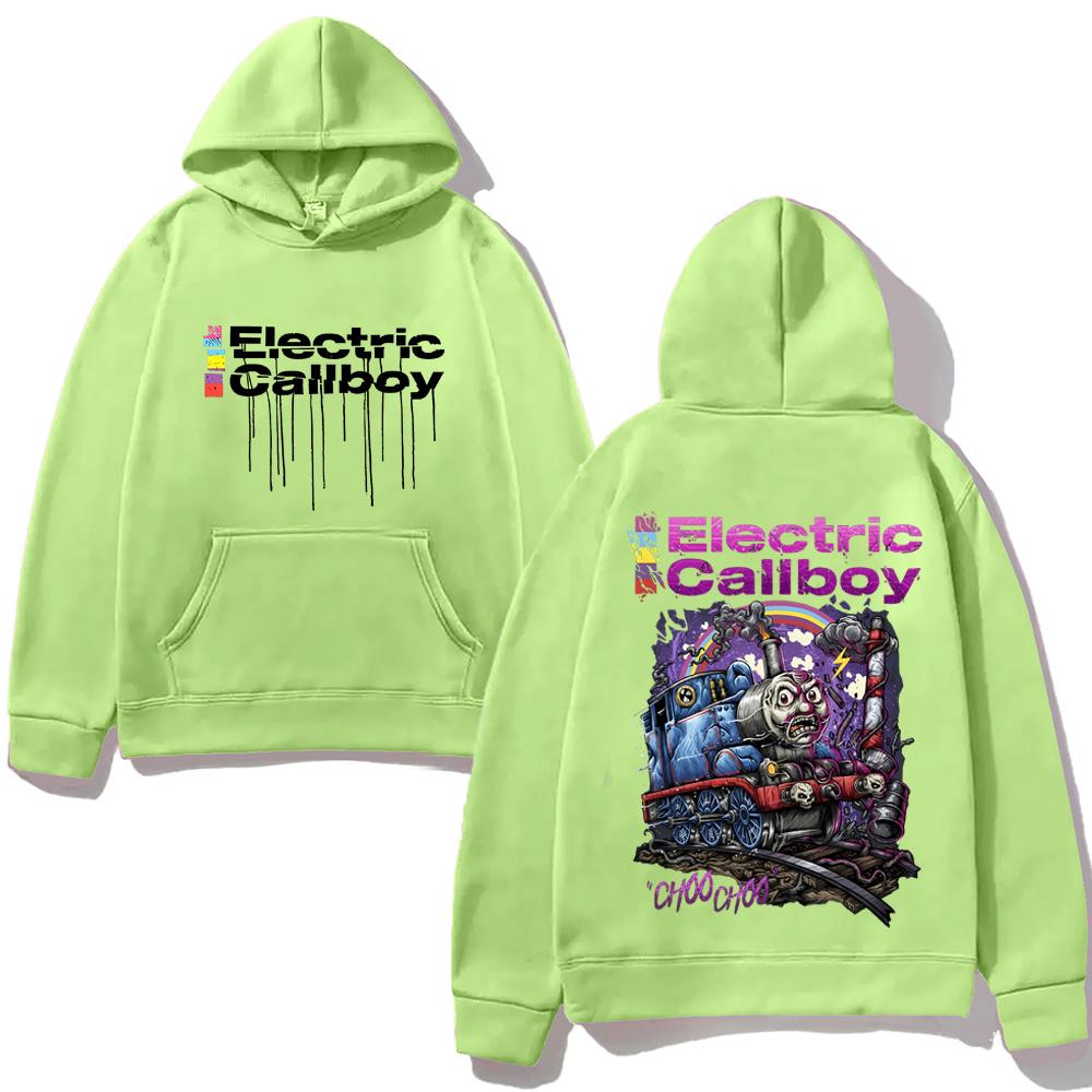 

Худи Electric Callboy Панк 2025 Новый Альбом Модная Толстовка Графическая Печать Гранж Одежда SudaderasHoody Ретро Высокое Качество XXXL
