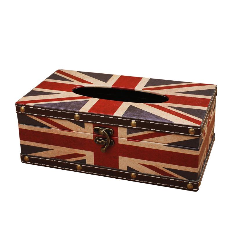 British-Style Waterproof Cylinder Tissue Box for Home, Car, or Restaurant