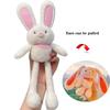 Plush-Rabbit Keychain Bunny-Keyring Stuffed Animals Doll-Keyring Charm Handbag Backpack Pendant for Valentines Day