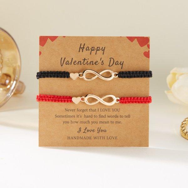 Handmade Lucky Red Thread Couple Bracelet For Women Braided Matching Bracelet Friendship Bangle Gift For Lovers Jewelry