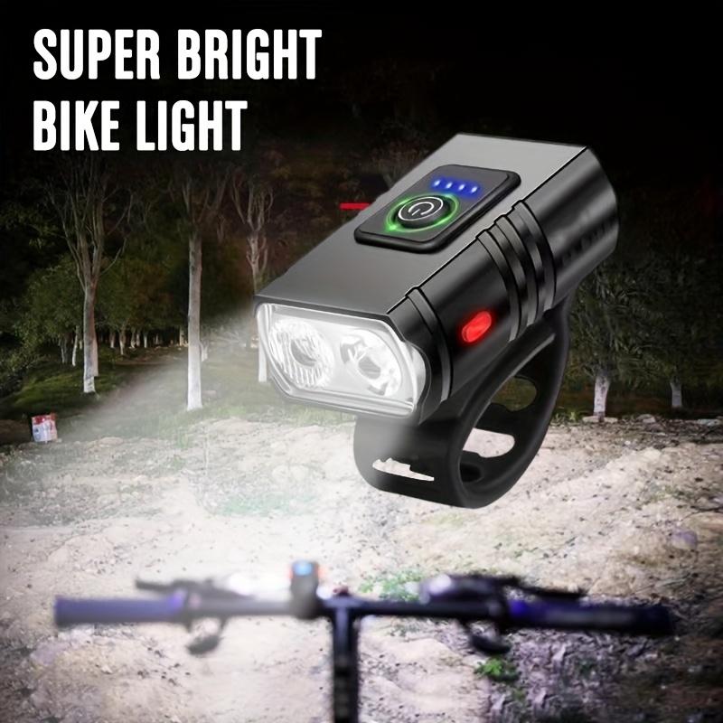 Super Bright Bicycle Light for Mountain Bikes Motorcycles USB Fast Charging 6 Lighting Modes