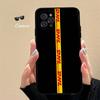 D-DHL-L logo Phone Case For IPhone 17 16 15 14 13 12 11 Pro Max Plus mini Silicone Black Cover