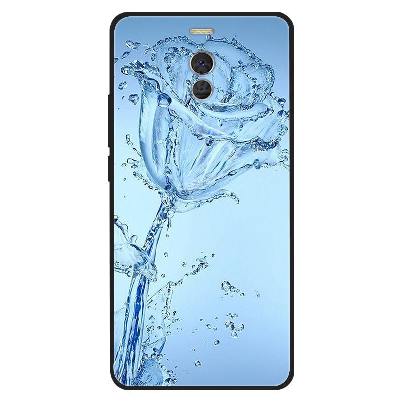 For Meizu M6 Note Case Silicone Cat Painted Soft Black Cover for Meizu M6Note M3 Note 8 Cover TPU Coque Protective Capa