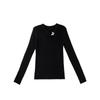 HECO Butterfly Brooch Twisted Collar Long Sleeve Knit Top