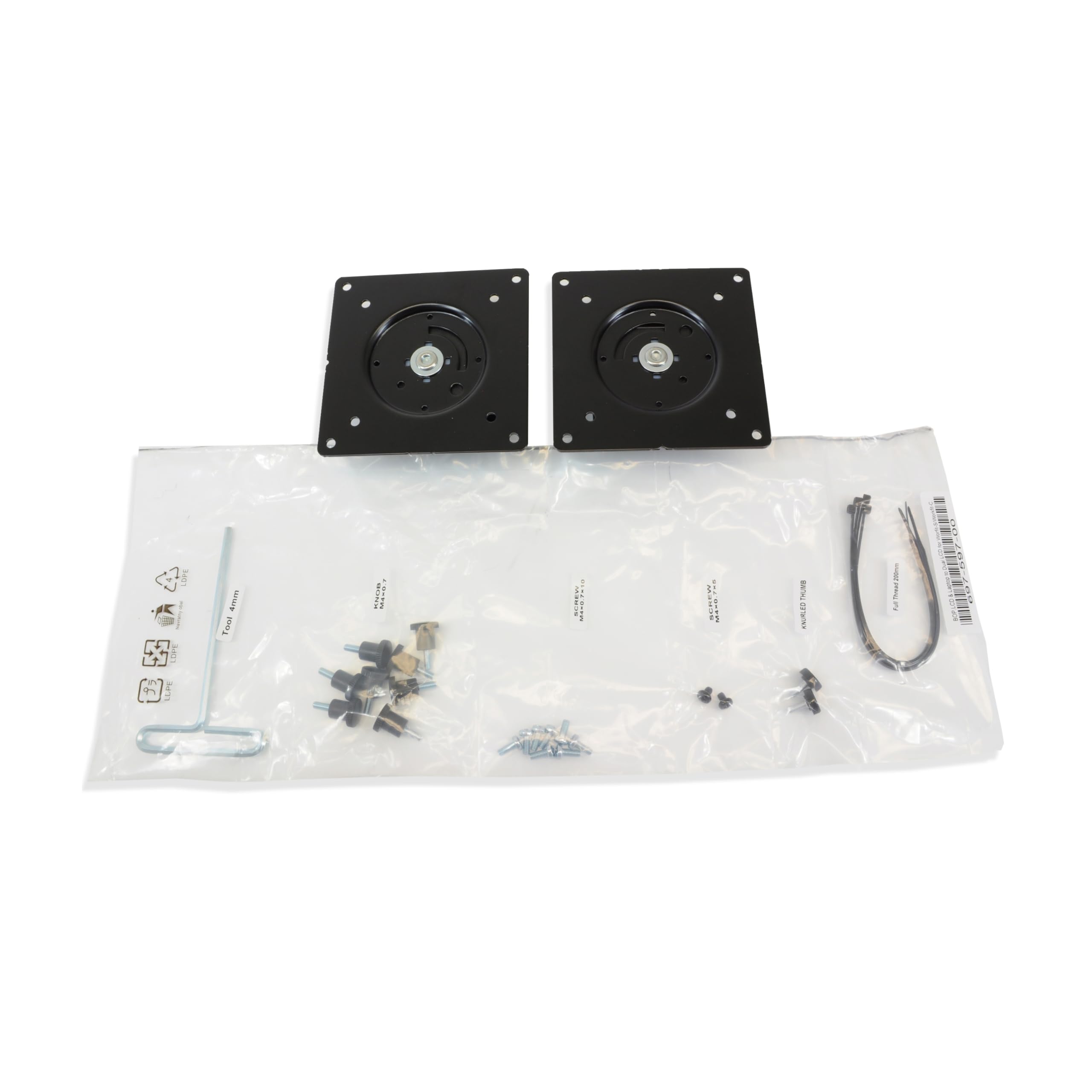 

ERGOTRON WorkFit-S/C Комплект для преобразования комбинации монитора и ноутбука в двойной дисплей, совместимый с VESA, 97-616