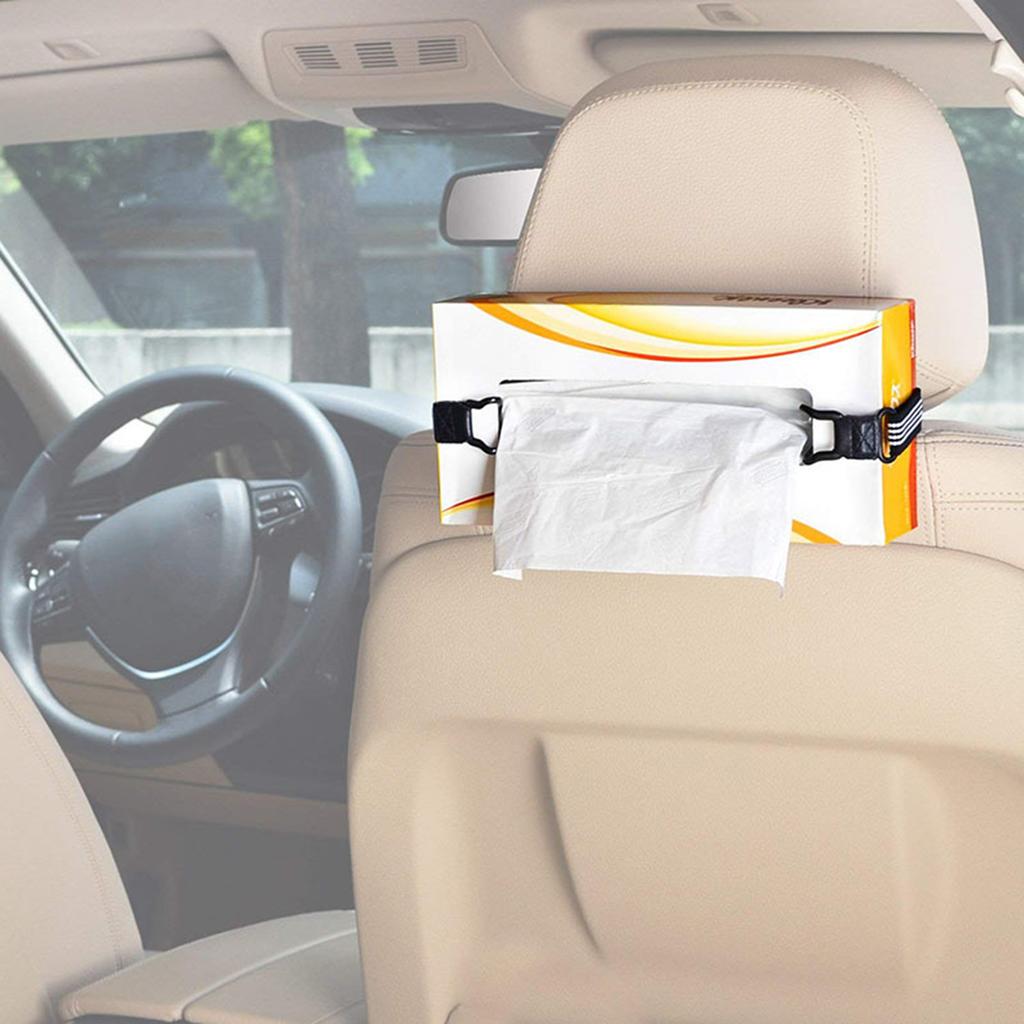 Tissue Holder Strap For Car Car Strap For Napkin Box Car / Headrest Fixing Straps For Facial Tissues Car Interior Accessories