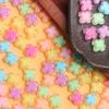 Fashion Loose Beads 500g DIY Jewelry Accessories Core-spun Four Petal Flower for Bracelet Earrings Making