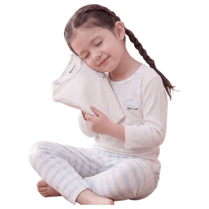 ASK JUNIOR Kids Lyocell Mesh Breathable Summer Pajamas & Loungewear 150 розовый