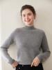 Autumn Winter Twelve-Needle Ribbed Cashmere Sweater Women's Warm Fashion Pullover