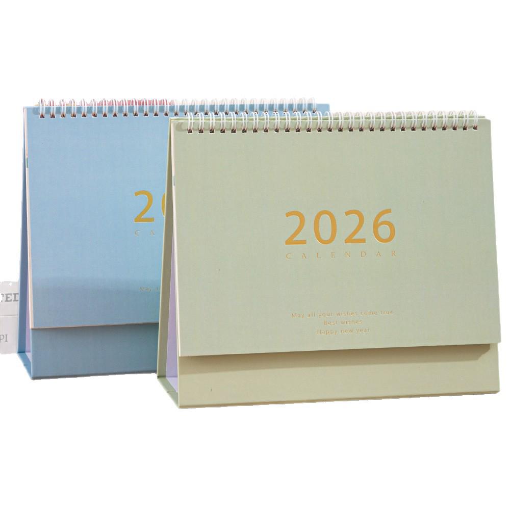2026 Minimalist Morandi Desk Calendar: Creative Self-Discipline Planner & Business Desktop Ornament