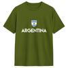 Argentina Flag Cotton Tshirt For Unisexs Beach Classic Tshirts Oneck Fashion Tees Big Size Wholesale Clothes