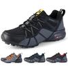 Scarpe da Ciclismo Scarpe da Uomo Scarpe Sportive da Bicicletta Senza Attacco Outdoor Montagna Fuoristrada Leggere Antiscivolo Resistenti all'Usura Scarpe39-47