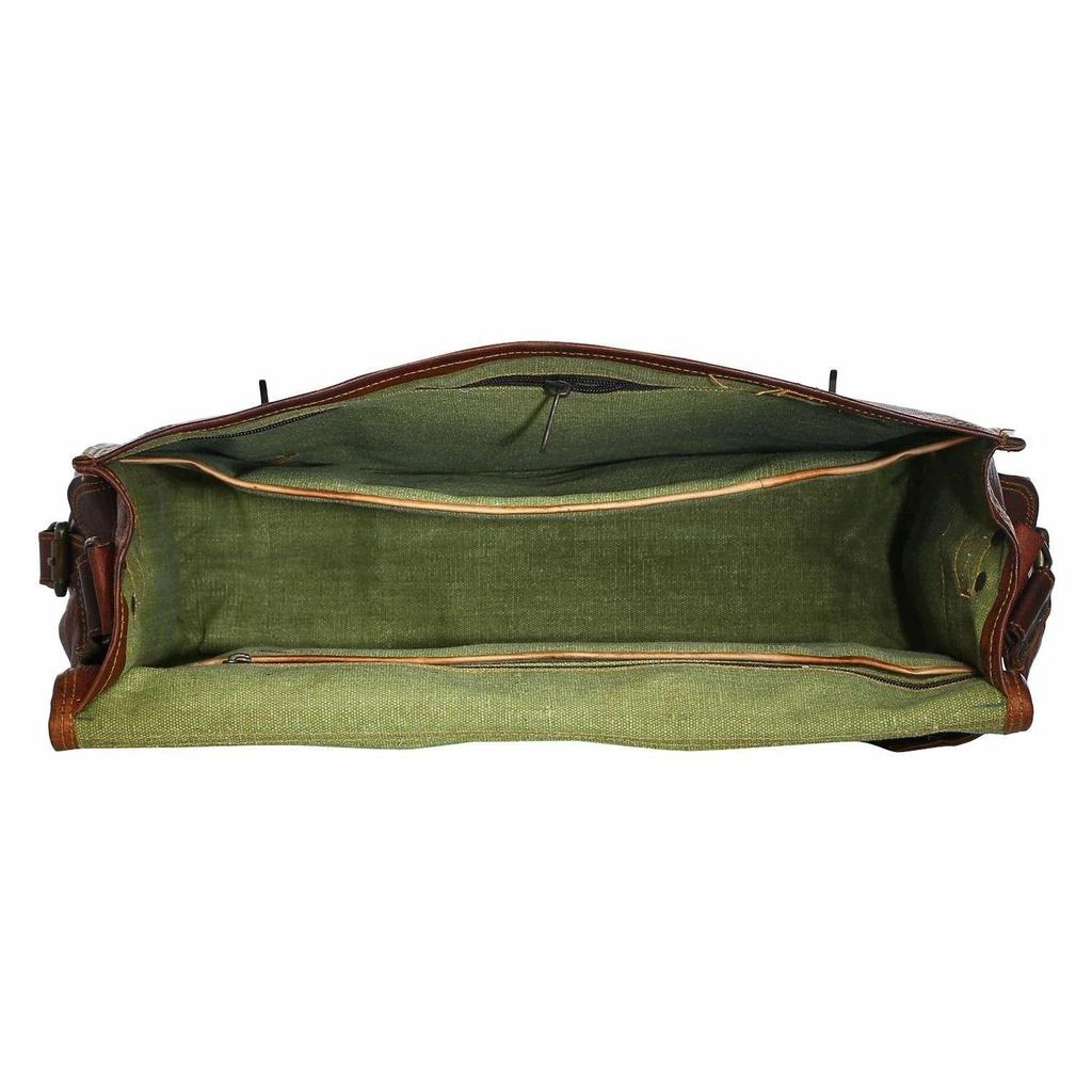 New Special Gift Vintage Leather Messenger Bag Laptop Bag Briefcase Satchel